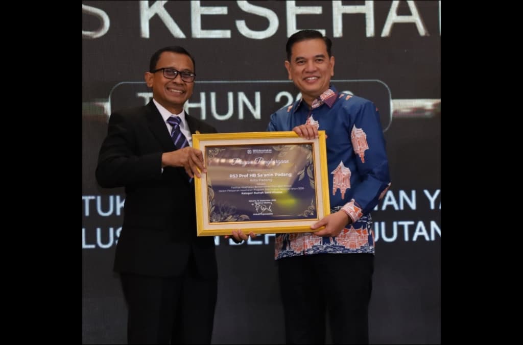RSJ Prof. H.B. Saanin Raih Peringkat Kedua Nasional Fasilitas Kesehatan Berkomitmen Program JKN 2026